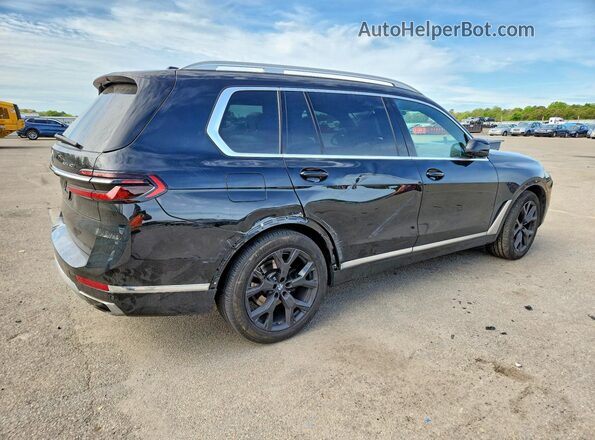 5UX23EM09S9Z32573 2025 BMW X7 Черный Задняя правая четверть