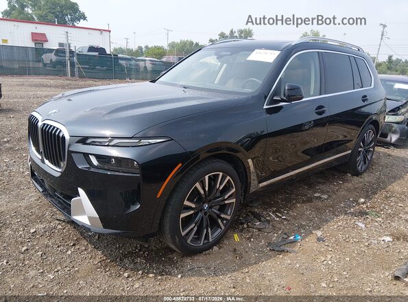 5UX23EM0XR9V60770 2024 BMW X7 Black Передня ліва чверть