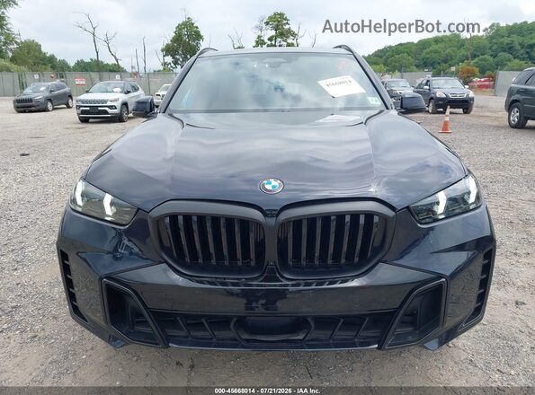 5UX23EU00S9Z88708 2025 BMW X5 Black Vista del cuadro de instrumentos