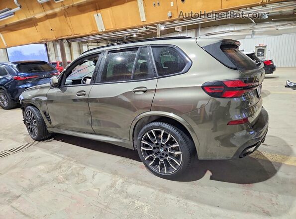 5UX23EU01R9S38938 2024 BMW X5 Green Rear left