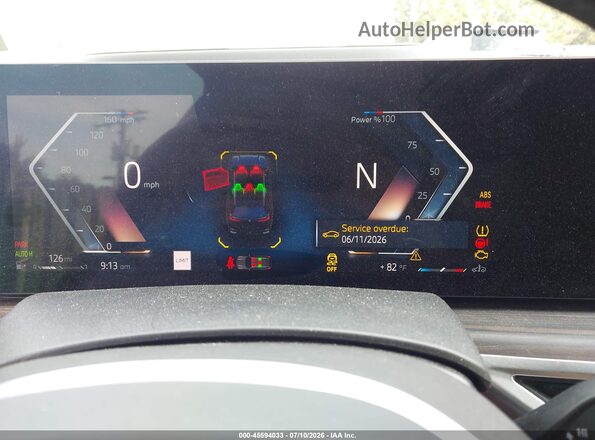 5UX23EU01R9S91171 2024 BMW X5 Black Հետևի նստատեղերի տեսք