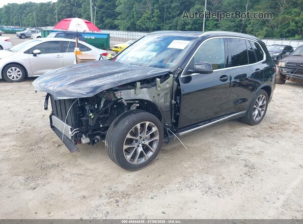 5UX23EU01R9V20576 2024 BMW X5 Black Передня ліва чверть