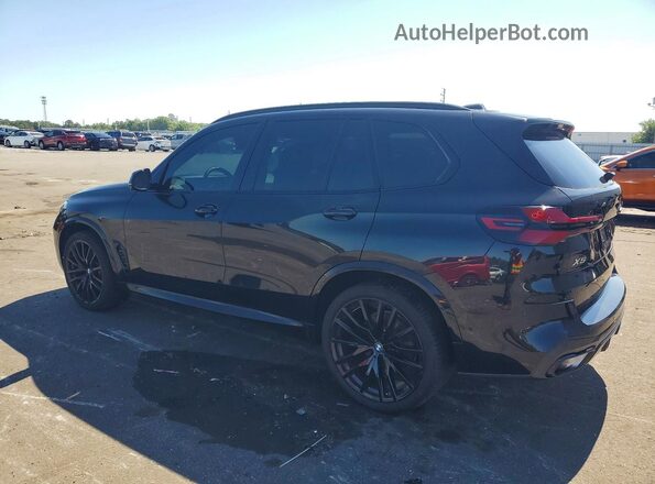 5UX23EU01R9V38057 2024 BMW X5 Black Trasero izquierdo