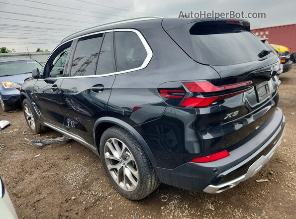 5UX23EU01S9Z30588 2025 BMW X5 Black Задня ліва чверть