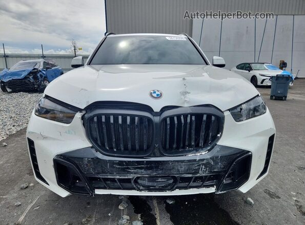 5UX23EU01T9069351 2026 BMW X5 White Widok z przodu