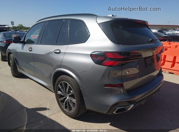 5UX23EU01T9105037 2026 BMW X5 Gray Rear left