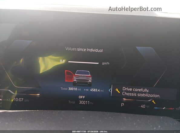 5UX23EU01T9105037 2026 BMW X5 Gray 