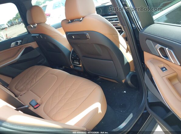 5UX23EU02S9W44605 2025 BMW X5 Black VIN კოდის სტიკერის ხედი