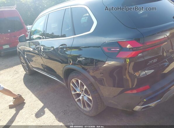 5UX23EU02S9W44605 2025 BMW X5 Black უკანა მარცხენა