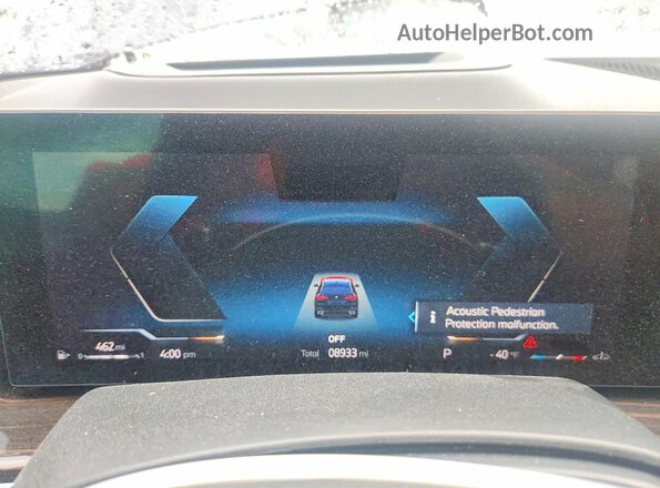 5UX23EU02S9X71287 2025 BMW X5 Black Вид щитка приладів