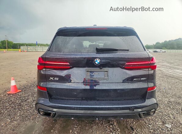 5UX23EU02S9X71287 2025 BMW X5 Black Вид ззаду