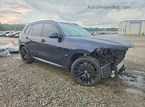 5UX23EU02S9X71287 2025 BMW X5 Black Передня права чверть
