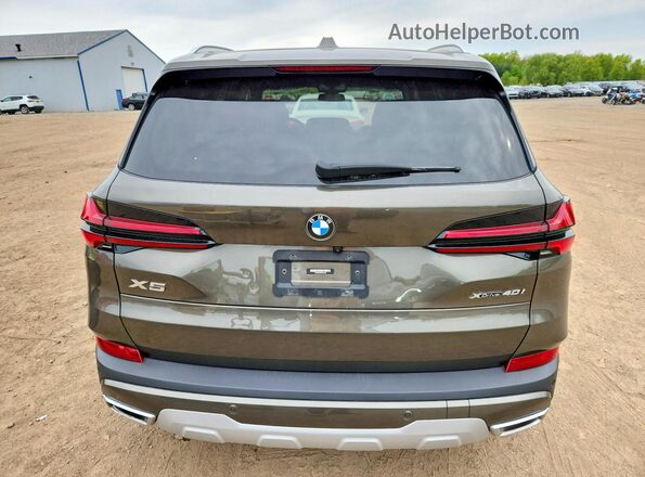 5UX23EU03R9R43269 2024 BMW X5 Brown Հետևի տեսք