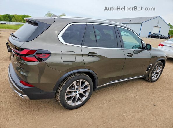 5UX23EU03R9R43269 2024 BMW X5 Brown Հետևի աջ