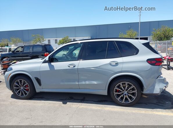 5UX23EU04R9V23410 2024 BMW X5 Light Blue Vista interior de 360 grados