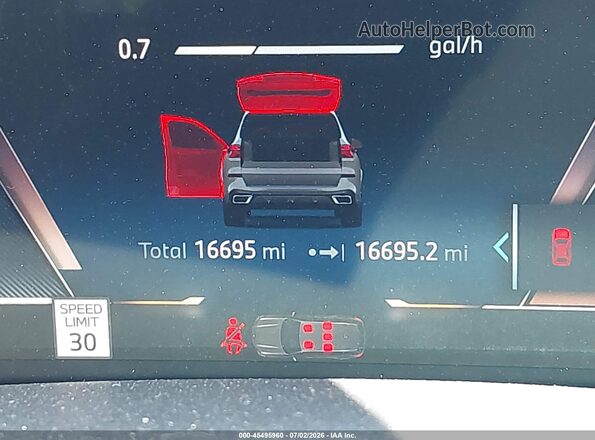 5UX23EU04R9V23410 2024 BMW X5 Light Blue 