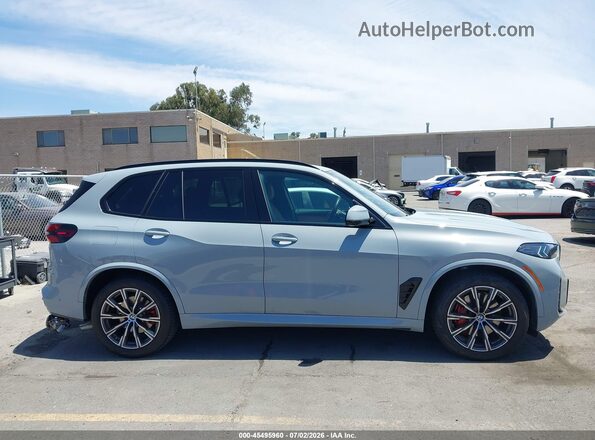5UX23EU04R9V23410 2024 BMW X5 Light Blue Vista interior trasera