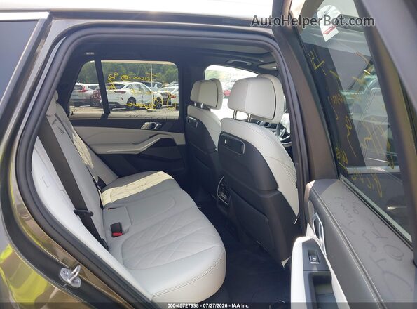 5UX23EU05S9W72060 2025 BMW X5 Green Widok naklejki z numerem VIN