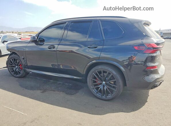 5UX23EU05S9Y90998 2025 BMW X5 Black Trasero izquierdo