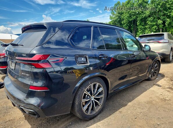 5UX23EU05S9Z30013 2025 BMW X5 Black Rear right