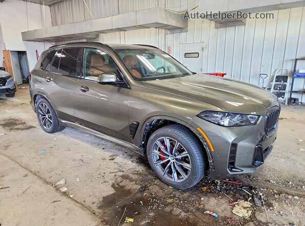 5UX23EU06S9Y67696 2025 BMW X5 Green Delantero derecho