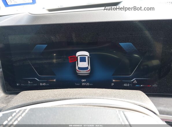 5UX23EU07R9V15852 2024 BMW X5 White Widok tylnych siedzeń