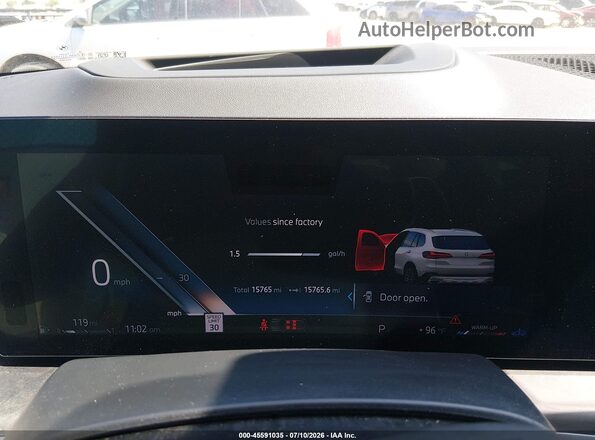 5UX23EU07S9Y99962 2025 BMW X5 Белый Вид задних сидений