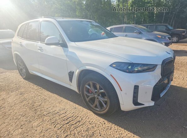 5UX23EU08R9T16521 2024 BMW X5 White წინა მარჯვენა
