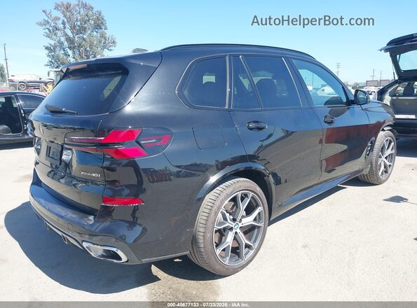 5UX23EU08R9T72510 2024 BMW X5 Black უკანა მარჯვენა