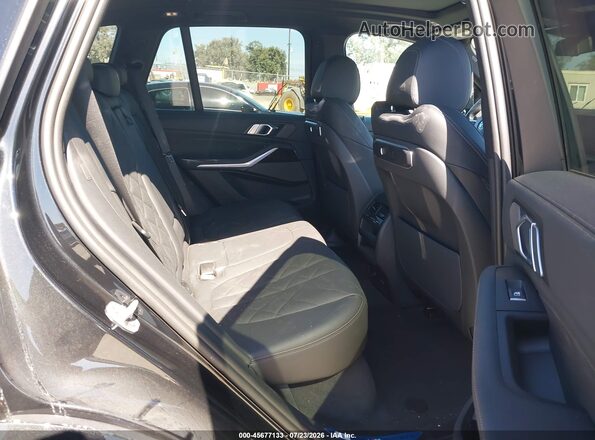 5UX23EU08R9T72510 2024 BMW X5 Black VIN კოდის სტიკერის ხედი