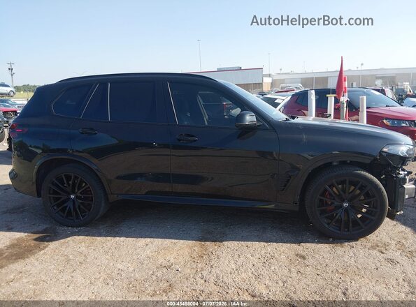 5UX23EU08R9V30330 2024 BMW X5 Black სალონის 360-გრადუსიანი ხედი
