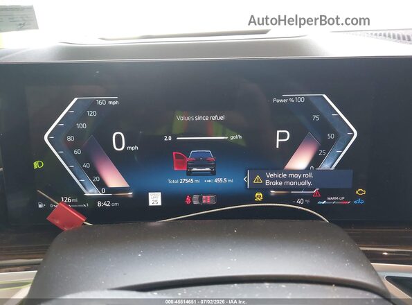 5UX23EU08S9W58119 2025 BMW X5 Black Rear seats view