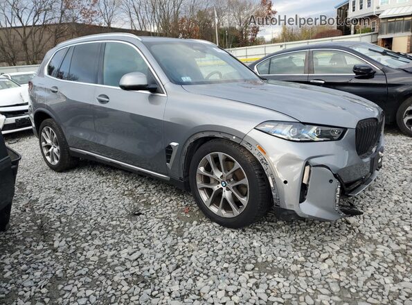 5UX23EU09R9S33535 2024 BMW X5 Gray წინა მარჯვენა