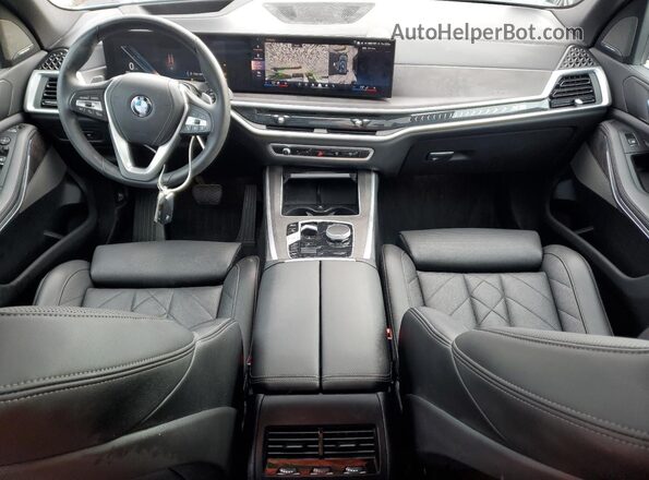 5UX23EU09R9S33535 2024 BMW X5 Gray წინა პანელის ხედი