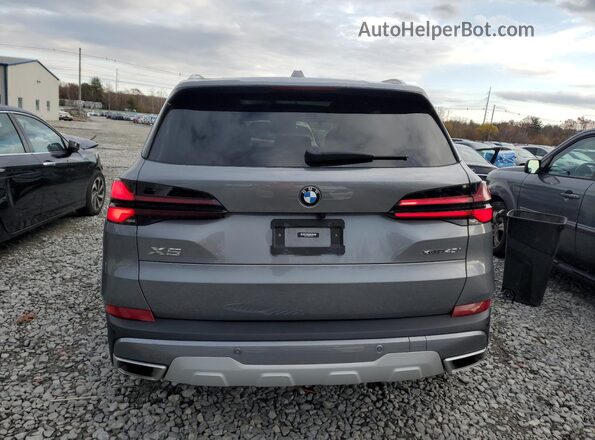 5UX23EU09R9S33535 2024 BMW X5 Gray უკანა ხედი