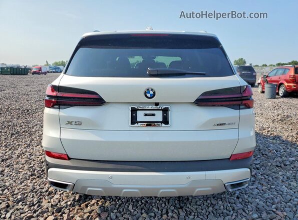 5UX23EU09T9312338 2026 BMW X5 White Հետևի տեսք
