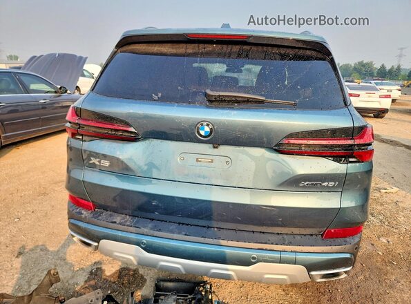 5UX23EU0XR9S15447 2024 BMW X5 Blue Vista trasera