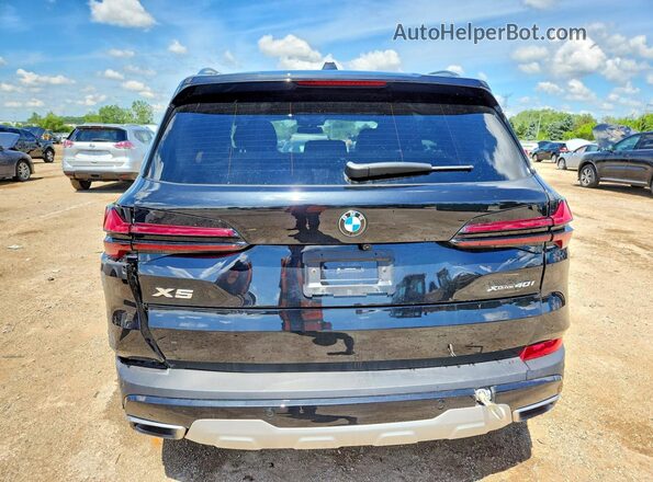 5UX23EU0XR9V62891 2024 BMW X5 Black Հետևի տեսք