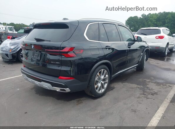5UX23EU0XR9V87757 2024 BMW X5 Black Задня права чверть