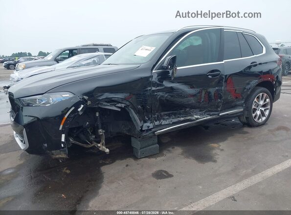 5UX23EU0XR9V87757 2024 BMW X5 Black Вид спереду