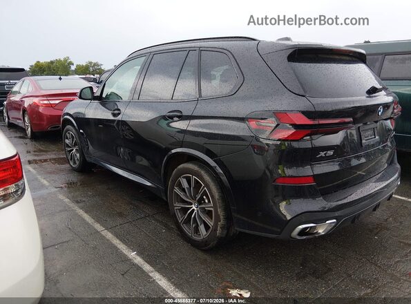 5UX23EU0XS9W69784 2025 BMW X5 Black Trasero izquierdo