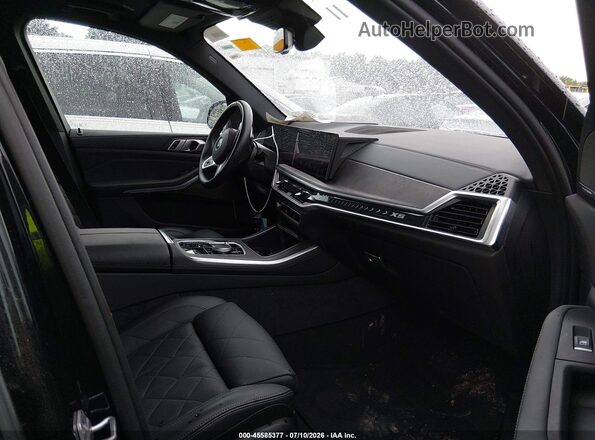 5UX23EU0XS9W69784 2025 BMW X5 Black Vista interior delantera
