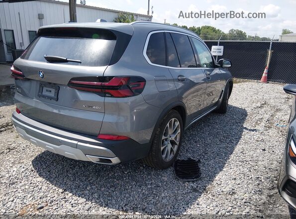 5UX23EU0XS9X73322 2025 BMW X5 Gray Trasero derecho