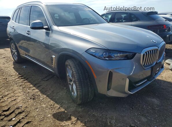 5UX23EU0XS9Z29410 2025 BMW X5 Silver Передня права чверть