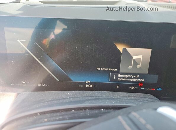 5UX23EU0XS9Z29410 2025 BMW X5 Silver Вид щитка приладів