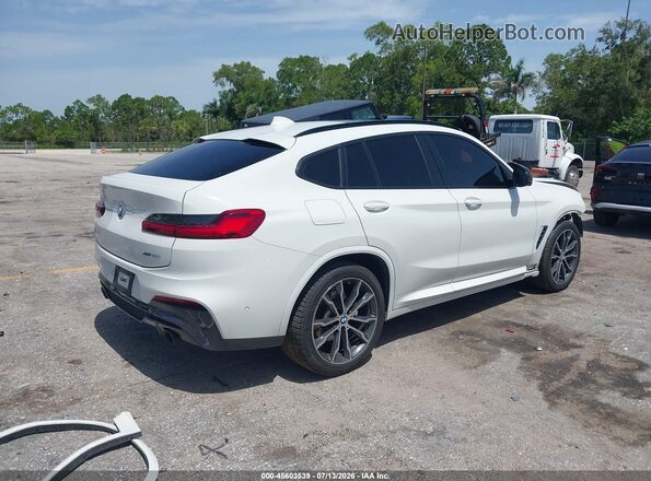 5UX2V1C00M9E90762 2021 BMW X4 White Tył prawy