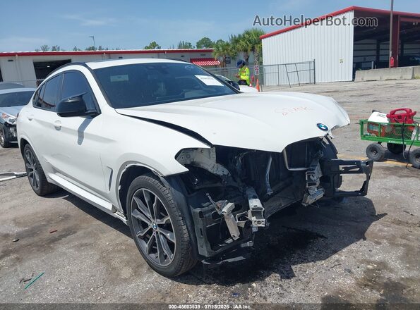 5UX2V1C00M9E90762 2021 BMW X4 White 