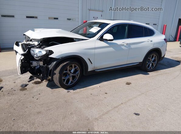 5UX2V1C03LLE67221 2020 BMW X4 White Front left