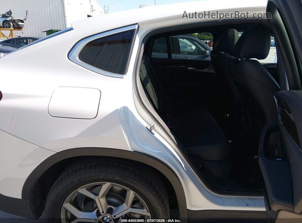 5UX2V1C03LLE67221 2020 BMW X4 White VIN sticker view