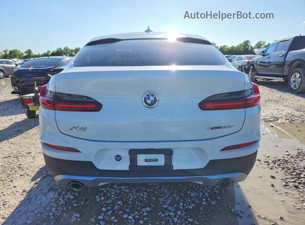 5UX2V1C05L9C53005 2020 BMW X4 White Widok z tyłu